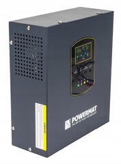 UPS nepārtrauktās barošanas avots ar akumulatoru Powermat PM-UPS-500MW, 500VA/300W, 12V, LCD cena un informācija | Barošanas avoti | 220.lv