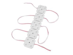 PS LED-5050 4 светодиодных модуля, красный, водонепроницаемый. цена и информация | Светодиодные ленты | 220.lv