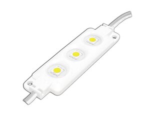 Модуль PS LED-5050, 3 диода, теплый белый свет, водонепроницаемый. цена и информация | Светодиодные ленты | 220.lv