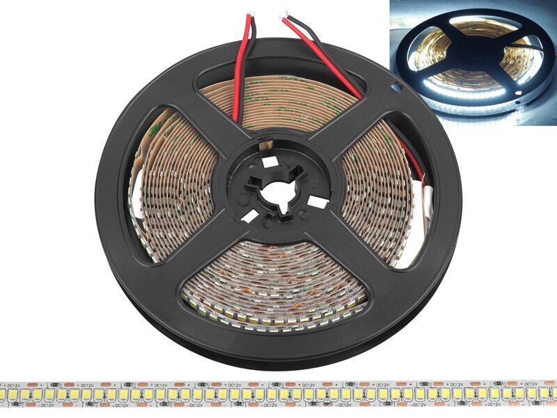 PS Diožu virtene.2835 6000K, 240LED|m. IP20, 1200lm|m, 14,4W|m, rol.5m цена и информация | LED lentes | 220.lv