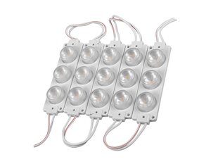 PS LED modulis 3diode silti balta ūdensizturīgs NEW cena un informācija | LED lentes | 220.lv