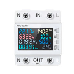 Viedais daudzfunkciju sprieguma mērītājs KWS-302WF cena un informācija | Elektrības slēdži, rozetes | 220.lv