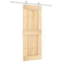 Bīdāmās durvis vidaXL 80x210 cm цена и информация | Межкомнатные двери | 220.lv