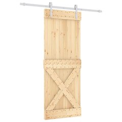 Bīdāmās durvis vidaXL 80x210 cm цена и информация | Межкомнатные двери | 220.lv