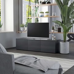 TV skapis, 120x34x30cm, pelēks цена и информация |  Тумбы под телевизор | 220.lv