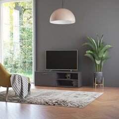 TV skapis, 120x34x37 cm, pelēka krāsa cena un informācija | TV galdiņi | 220.lv