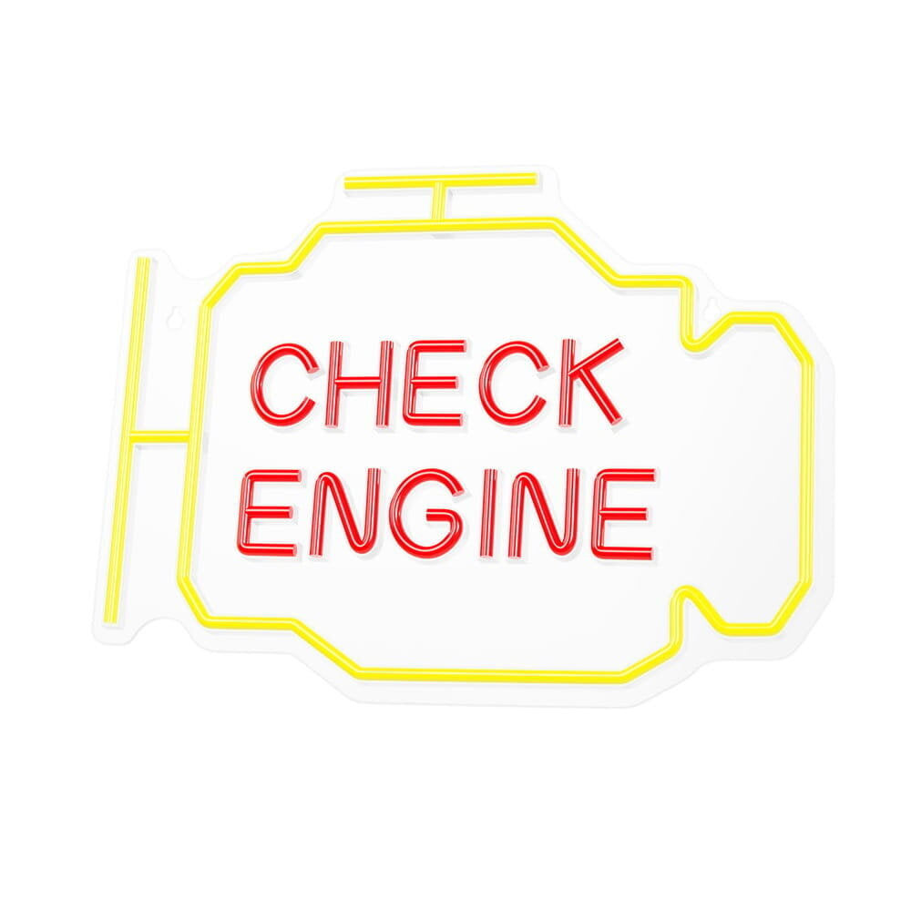 Neona PLEXI LED CHECK ENGINE dzeltena sarkana NNE21 Neolia cena un informācija | LED lentes | 220.lv