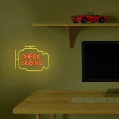 Neona PLEXI LED CHECK ENGINE dzeltena sarkana NNE21 Neolia цена и информация | Светодиодные ленты | 220.lv