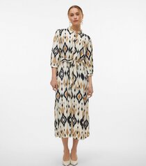 Vero Moda женское платье 10312665*01, белый/бежевый 5715601863392 цена и информация | Платья | 220.lv