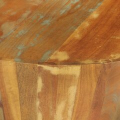 Kafijas galdiņš, diametrs 65x31cm, masīvs no pārstrādāta koka cena un informācija | Žurnālgaldiņi | 220.lv