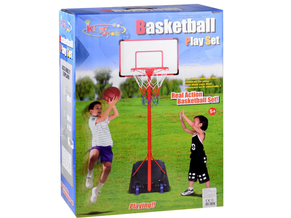 Basketbola statīvs ar dēli Basketbola dēlis SP0701, 216 cm цена и информация | Basketbola grozi | 220.lv