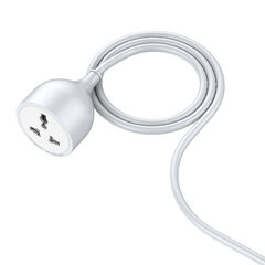 Extension cord with one AC socket LDNIO SC1017, EU|US, 5m (white) цена и информация | Удлинители | 220.lv