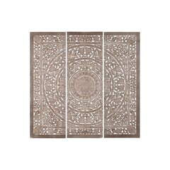 Gultas galvgalvis DKD Home Decor 60 x 3,5 x 180 cm Dabisks Koks MDF cena un informācija | Gultas | 220.lv