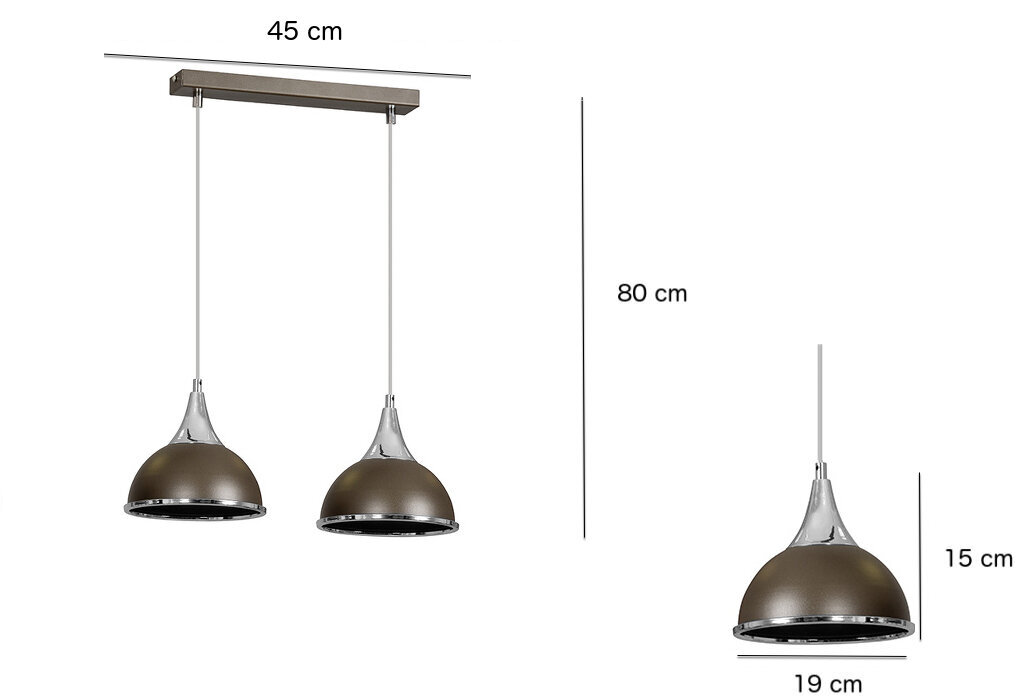 Emibig piekaramā lampa Polo 2 cena un informācija | Piekaramās lampas | 220.lv