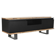 TV galds DKD Home Decor Melns Mango koks (145 x 50 x 45 cm) cena un informācija | TV galdiņi | 220.lv