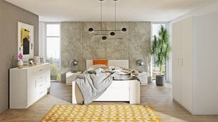 Guļamistabas komplekts KLER XI-bialy (balts) cena un informācija | Komplekti guļamistabai | 220.lv