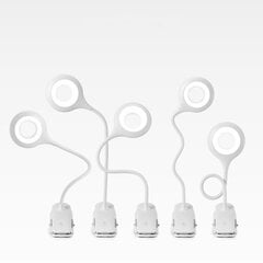 Wireless LED reading lamp with clip + white micro USB cable цена и информация | Настольные лампы | 220.lv