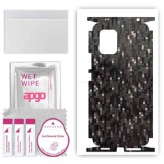 Apgo Carbon Black Pixel Wrap cena un informācija | Ekrāna aizsargstikli | 220.lv