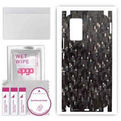 Apgo Carbon Black Pixel Wrap cena un informācija | Ekrāna aizsargstikli | 220.lv