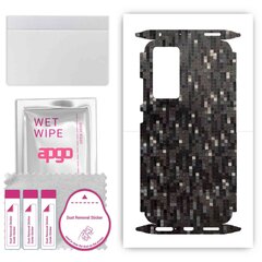 Apgo Carbon Black Pixel Wrap цена и информация | Защитные пленки для телефонов | 220.lv