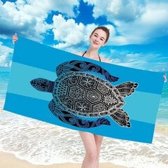 Пляжное полотенце Turtle, 100x180 см цена и информация | Полотенца | 220.lv