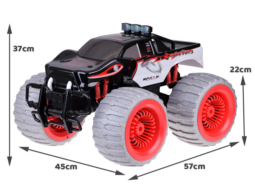 Tālvadības SUV Monster Truck Snake, melns цена и информация | Rotaļlietas zēniem | 220.lv