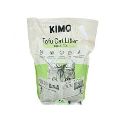 Kimo Tofu pakaiši ar zaļās tējas ekstraktu, 2,5 kg cena un informācija | Kaķu smiltis, pakaiši | 220.lv