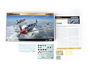 Konstruktors Eduard - Messerschmitt Bf 109G-6 ProfiPack, 1/72, 70159 cena un informācija | Konstruktori | 220.lv