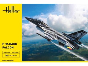 Heller - General Dynamics F-16 Dark Falcon, 1/48, 30411 цена и информация | Конструкторы и кубики | 220.lv