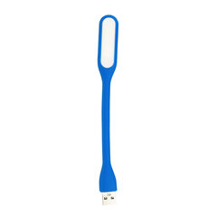 Mini LED Lamp Silicone USB Blue цена и информация | Настольные лампы | 220.lv