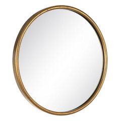 Настенное зеркало 51 x 2,5 x 51 cm Позолоченный Металл цена и информация | Зеркала | 220.lv