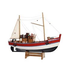 Barco DKD Home Decor 40 x 13,5 x 35 cm Красный Синий Белый цена и информация | Детали интерьера | 220.lv