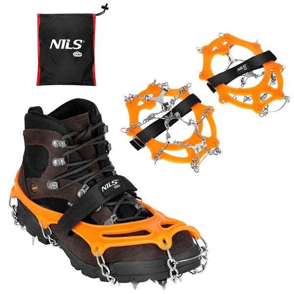 Krampji/pretslīdes tapas NC1717 ORANGE CRAMPONS SIZE XL NILS CAMP цена и информация | Šūpuļtīkli | 220.lv