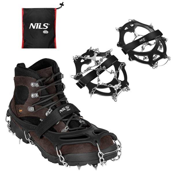 Krampji/pretslīdes tapas NC1717 BLACK CRAMPONS SIZE L NILS CAMP цена и информация | Šūpuļtīkli | 220.lv