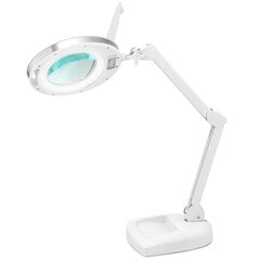 Kosmētikas lampa ar palielināmo stiklu galdam 5 dpi 60x LED diam. 127 mm 10130481 cena un informācija | Mēbeles skaistumkopšanas saloniem | 220.lv