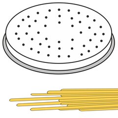 Sietiņa uzgalis makaronu pagatavošanai SPAGHETTI 22 caurumi dia. 2 mm MPF2.5/4 — Hendi 229484 cena un informācija | Virtuves piederumi | 220.lv