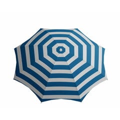 Пляжный зонт Лучи Белый/Синий Ø 200 cm цена и информация | Зонты, маркизы, стойки | 220.lv