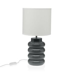 Galda lampa Versa Pelēks Keramika 60 W 20 x 40 cm cena un informācija | Galda lampas | 220.lv