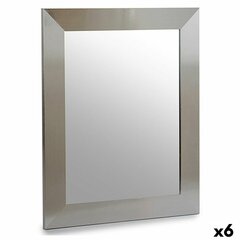 Настенное зеркало Серебристый Деревянный Стеклянный 39 x 1,5 x 49 cm (6 штук) цена и информация | Зеркала | 220.lv