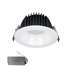 LED downlight smd 35w 230v 4000k balta + avārijas komplekts cena un informācija | Iebūvējamās lampas, LED paneļi | 220.lv