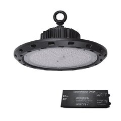 viena smd led high bay 100w 5500k ip65+ аварийный комплект цена и информация | Монтируемые светильники, светодиодные панели | 220.lv