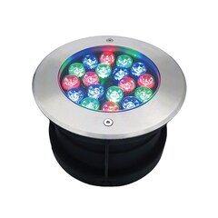 светодиодный подводный светильник 18w rgb, ip68 с пультом цена и информация | Монтируемые светильники, светодиодные панели | 220.lv