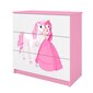 Rozā Dresser Babydreams princese cena un informācija | Kumodes | 220.lv