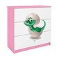 Rozā Dresser Babydreams dino cena un informācija | Kumodes | 220.lv