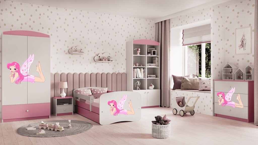 Rozā Dresser Babydreams feja cena un informācija | Kumodes | 220.lv