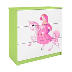 Zaļš Dresser Babydreams princese cena un informācija | Kumodes | 220.lv