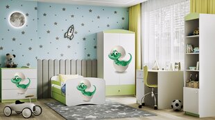 Зеленый комод Babydreams динозавр цена и информация | Комоды | 220.lv