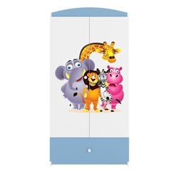Синий шкаф babydreams зоопарк цена и информация | Шкафы | 220.lv