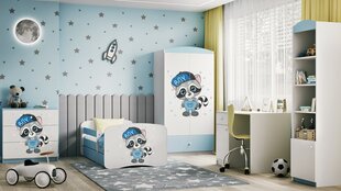 Синяя кровать babydreams с ящиком и матрасом 160/80 цена и информация | Детские кровати | 220.lv