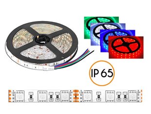 PS ECO LED virtene, ūdensizturīga, RGB, 300diodu SMD5050, 5m, balta pamatne. cena un informācija | LED lentes | 220.lv